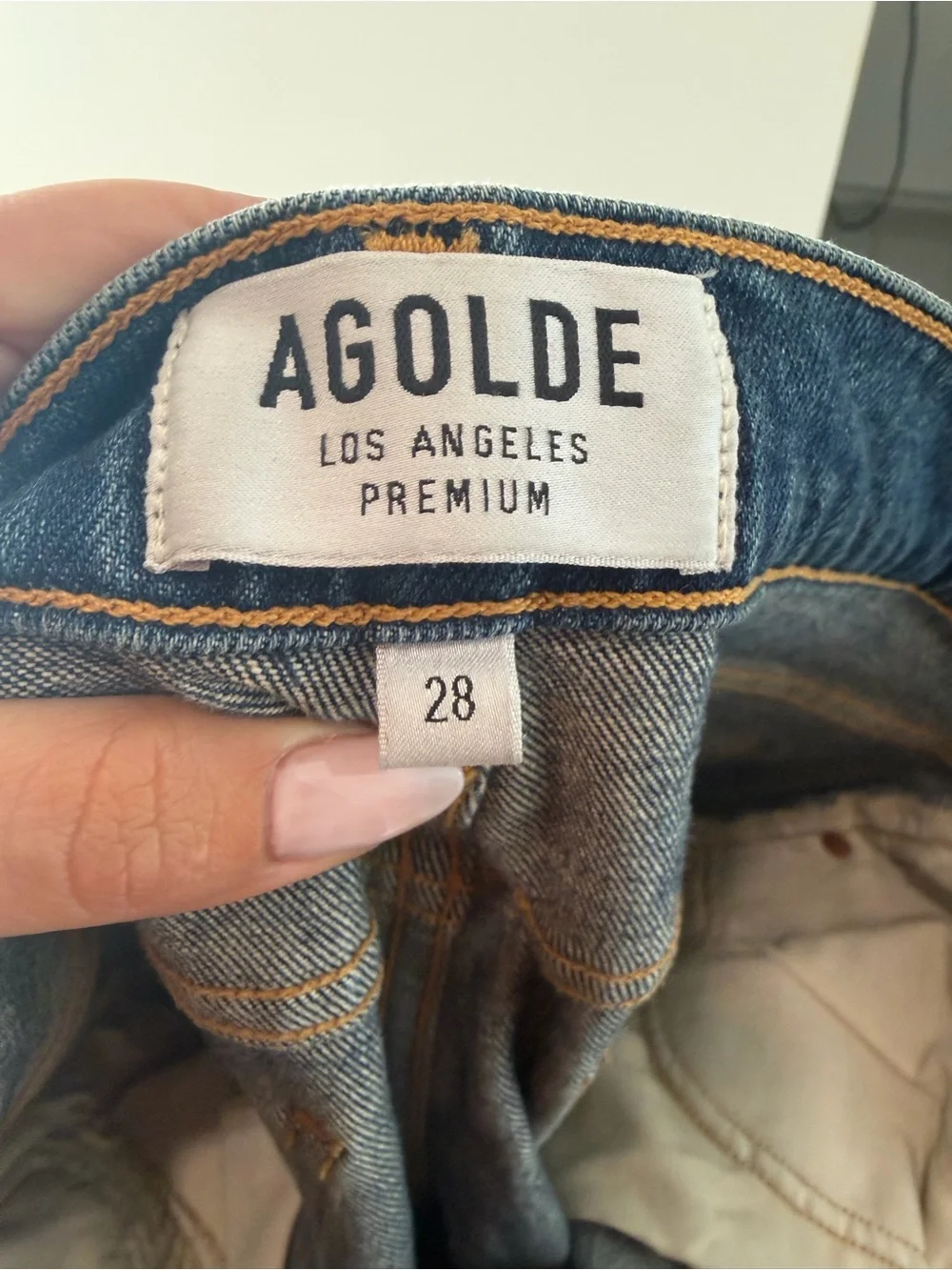 Agolde cropped ankle